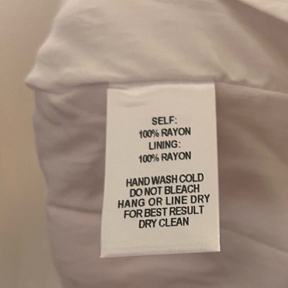 Lulus Down In Kokomo White And Blue Embroidered Lace Up Dress Size Medium - Picture 9 of 9